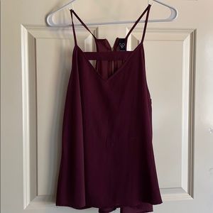 Maroon tank top